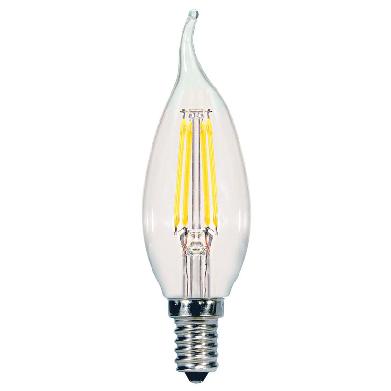 Satco 60 Watt Equivalent, CA11 LED, Dimmable Light Bulb, Warm White
